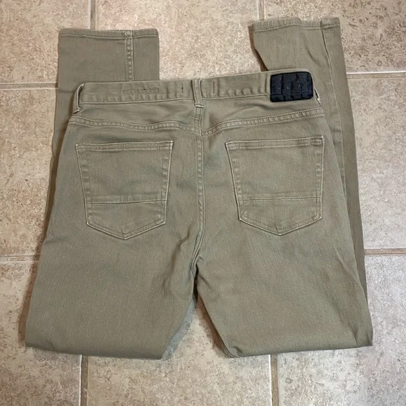 Mens khaki jeans PacSun 32x32 slim - Picture 4 of 6